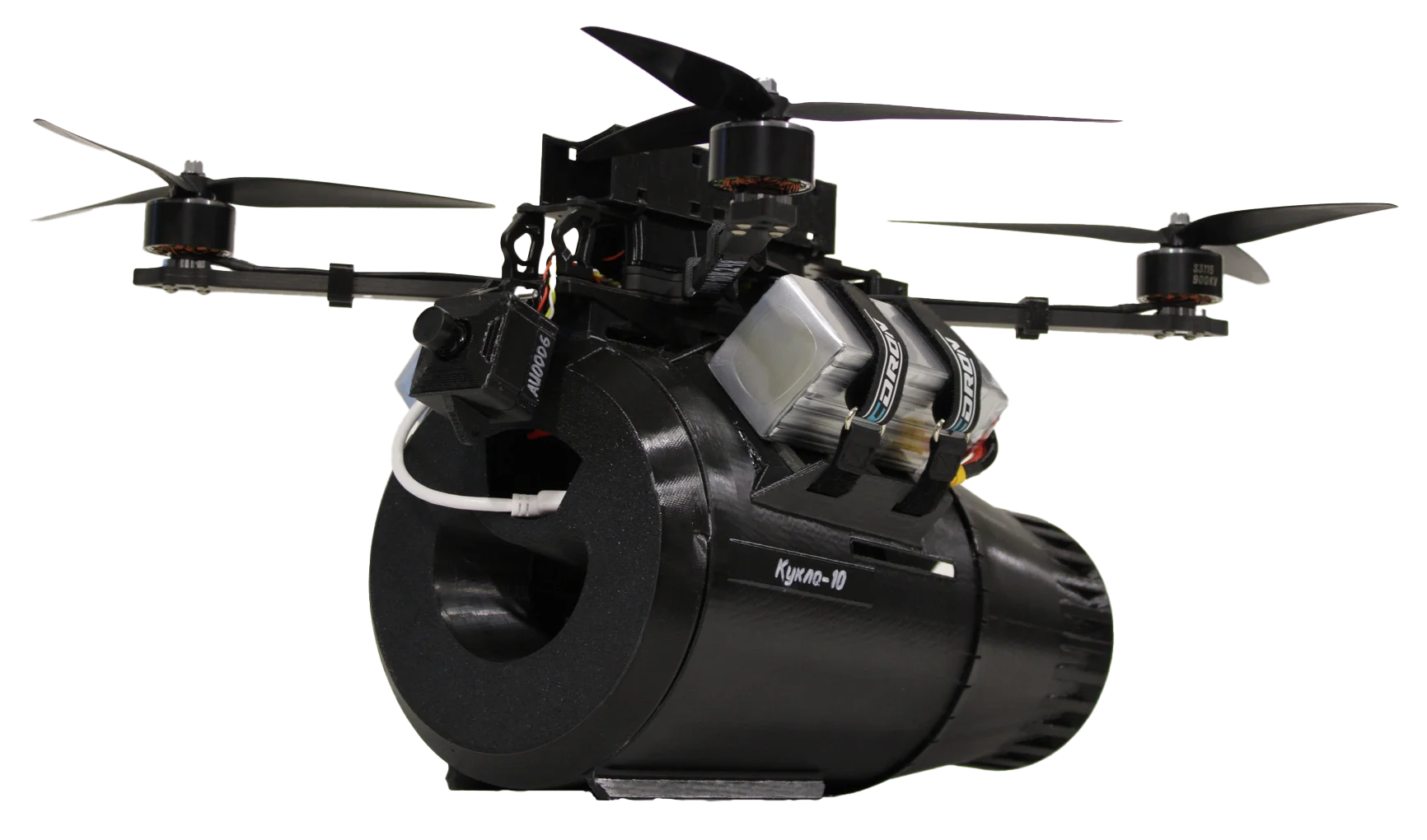 Фото FPV-дрон «Ветлан» 10 дюймов с комплектом оптоволоконной нити «Кукла-10»